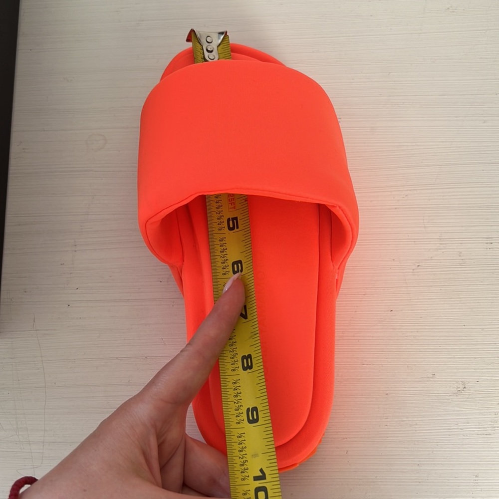 Y-3 Yohji Yamamoto & Adidas women’s neon orange sandals - Picture 9 of 9